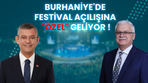 28 Ağustos - 1 Eylül tarihlerinde gerçekleşecek Burhaniye 34. Turizm Kültür ve Sanat Festivali, CHP Genel Başkanı Özgür Özel'in katılımıyla başlıyor. Festivalde Manga, Demet Akalın ve Feridun Düzağaç gibi ünlü sanatçılar sahne alacak.