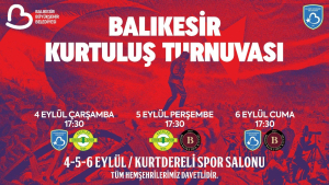 Balıkesir Büyükşehir Belediyesi’nin ev sahipliğinde düzenlenen Balıkesir Kurtuluş Turnuvası, 4-6 Eylül tarihlerinde basketbol severlerle buluşuyor. Kurtdereli Spor Salonu’nda gerçekleşecek bu heyecan dolu etkinlikte, farklı şehirlerden takımlar mücadele edecek.