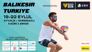 Ayvalık Sarımsaklı Plajı, 19-22 Eylül tarihleri arasında “VW Beach Pro Tour Futures” dünya turuna ev sahipliği yapacak. 28 ülkeden 50 takım ve 100’ü aşkın sporcu Balıkesir’de mücadele edecek.