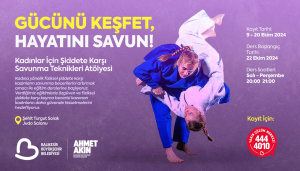 Balıkesir Büyükşehir Belediyesi, kadına yönelik fiziksel şiddete karşı farkındalık oluşturmak ve kadınların kendilerini koruma becerilerini artırmak amacıyla judo eğitimleri sağlayacak "Savunma Teknikleri Atölyesi"ni başlatıyor.