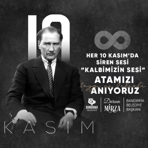 10 Kasım Atatürk’ü Anma Günü’nde, Cumhuriyet'in kurucusu Mustafa Kemal Atatürk'ü minnet, rahmet ve özlemle anıyoruz. Cumhuriyet'e olan bağlılığımızı, demokrasi ve eşitlik ilkelerinden ödün vermeden sürdürme azmimizi yinelediğimiz bu anlamlı günde, Atatürk’ün bize bıraktığı mirasa sahip çıkıyoruz.