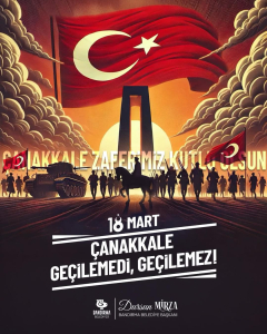 Bandırma Belediye Başkanı Dursun Mirza, 18 Mart Çanakkale Zaferi’nin 110. yıl dönümü dolayısıyla yayımladığı mesajda, bu büyük zaferin bağımsızlık ve özgürlüğün simgesi olduğunu vurguladı.