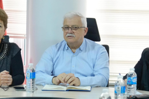 Burhaniye Belediyesi 2026 yılı planlama toplantısıBurhaniye Belediye Başkanı Ali Kemal Deveciler toplantıda