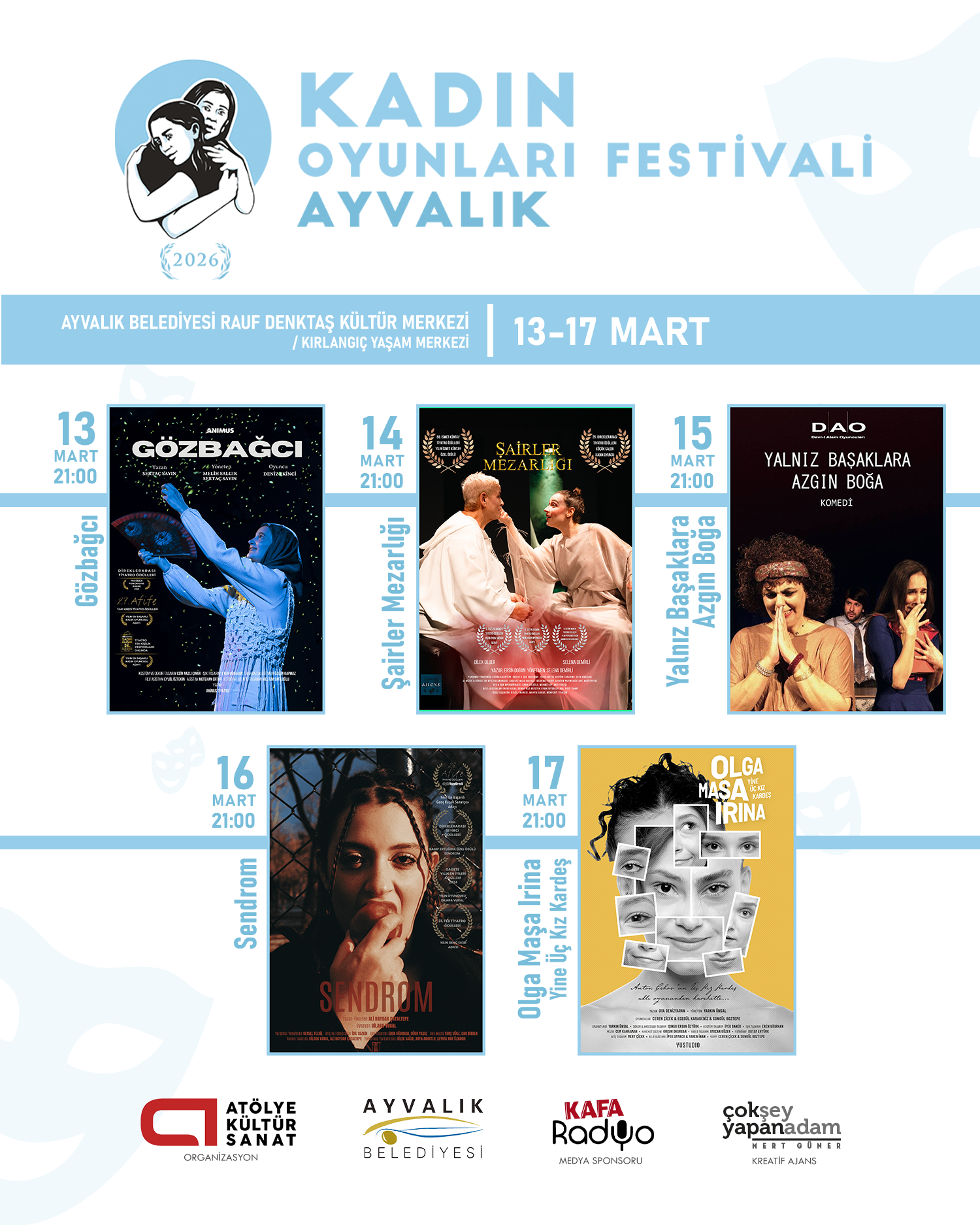 Ayvalık’ta Kadın Oyunları Festivali Başlıyor: Sanat ve Dayanışma Sahneye Taşınıyor