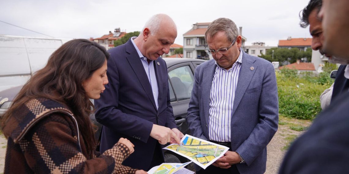 Cunda’da Sahaya İndi: Başkan Mesut Ergin Projeleri Yerinde Denetledi