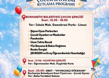 BURHANİYE’DE 23 NİSAN RUHUNA YAKIŞIR KUTLAMA