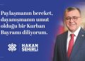 ALTIEYLÜL BELEDİYE BAŞKANI HAKAN ŞEHİRLİ’NİN KURBAN BAYRAMI KUTLAMASI