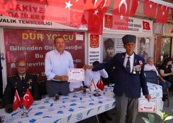 Kıbrıs Barış Harekâtı’nın 52. yılı Ayvalık’ta törenle kutlandı